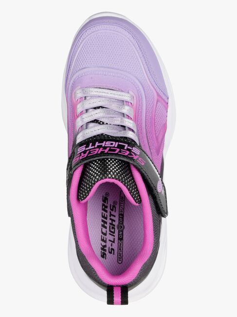 Skechers Sola Glow  Blinkande Sneakers, Black