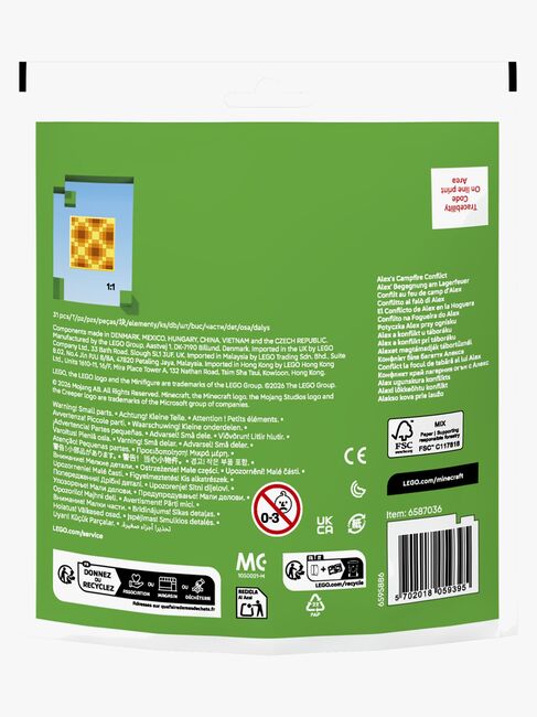LEGO Minecraft 30732 Alex lägereldskonflikt