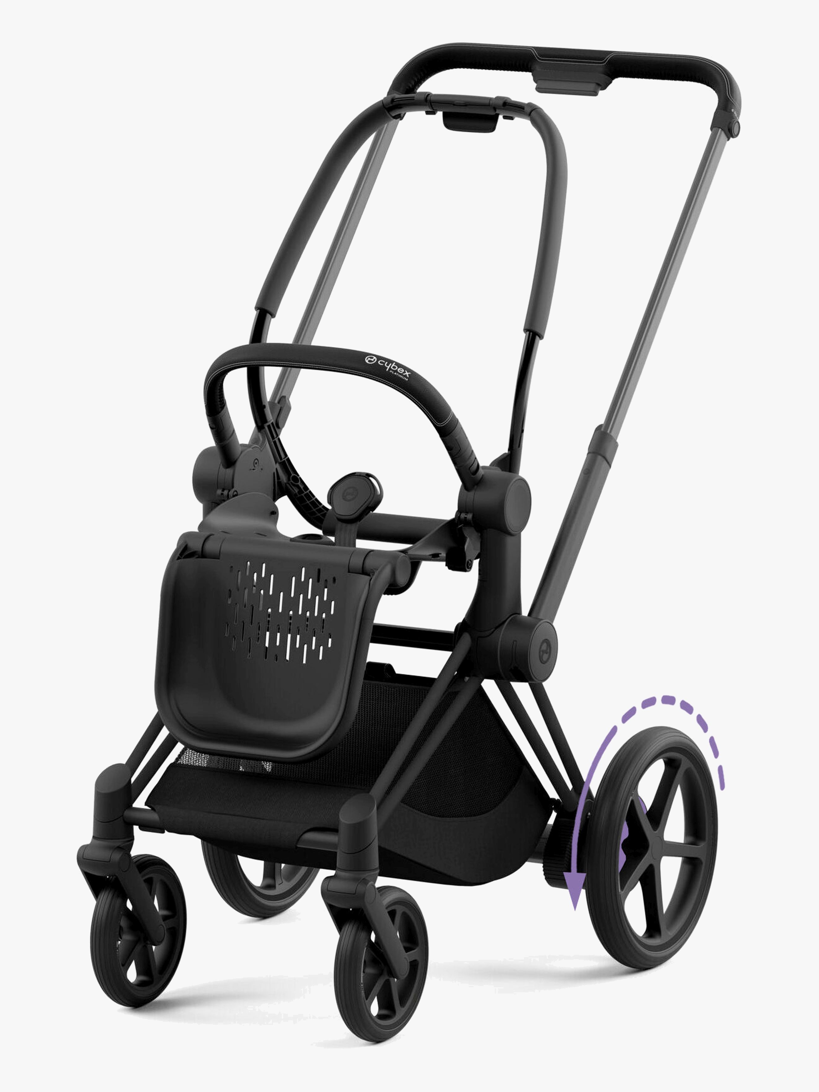 Cybex e-Priam Chassi, Matt Black