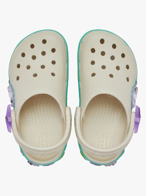 Crocs Classic Sea Sparkle Tofflor, Frappe
