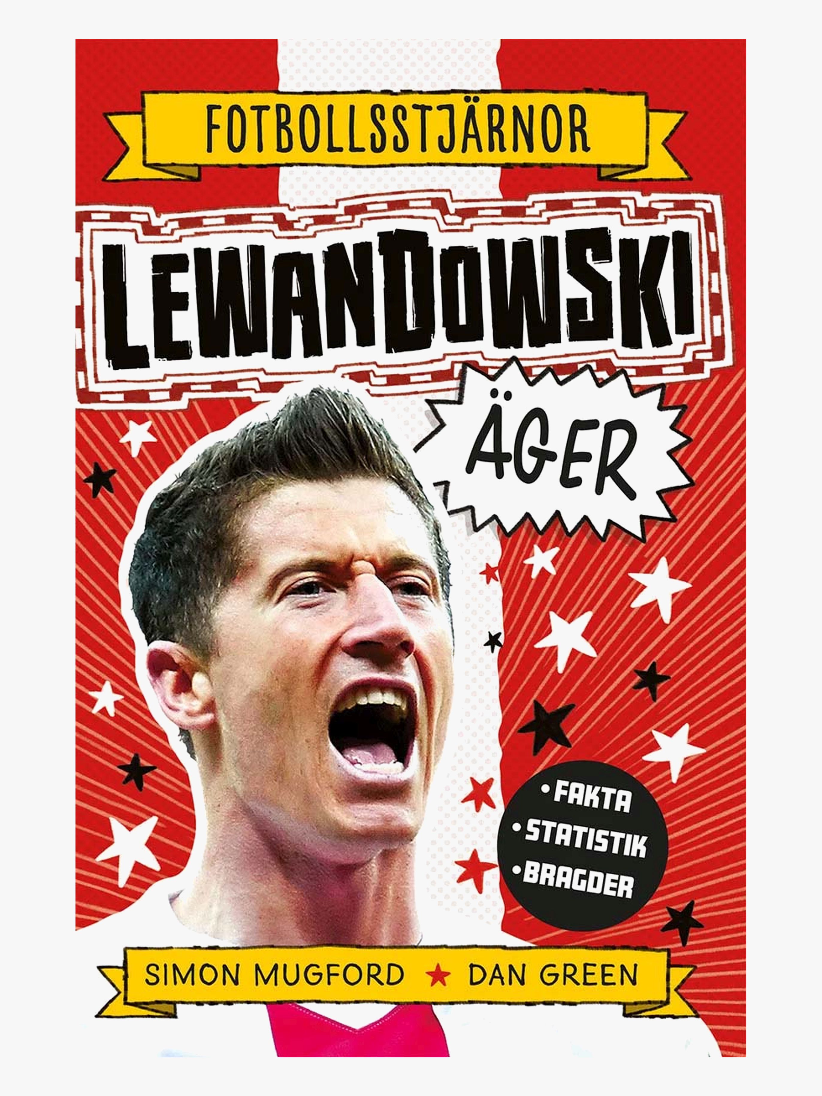 Fotbollsstjärnor Bok Lewandowski Äger