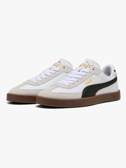 Puma Club II Era Jr Sneakers, White/Black