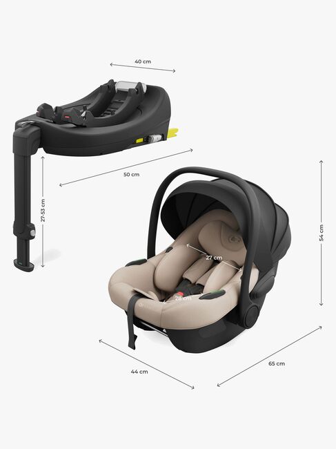 Kinderkraft I-LITE Babyskydd inkl. ENDURA SAFE FX Bas, Beige
