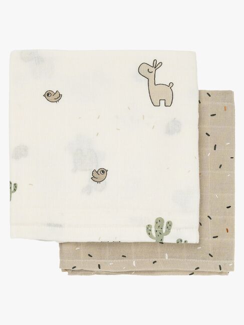 Done By Deer Lalee Muslinfilt 2-Pack, Sand