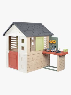 Smoby Life Lekstuga med Verkstad