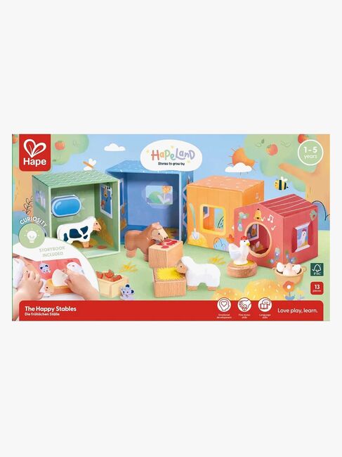 Hape Sagobok med Lekset The Happy Stables
