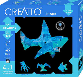 Creatto Sparkle Shimmer Shark Byggsats