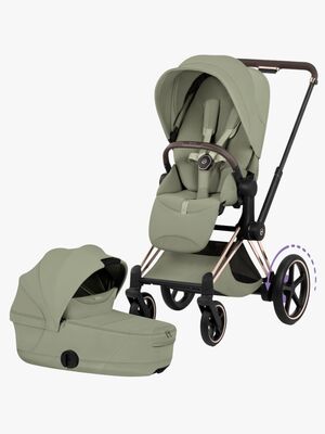 Cybex ePriam Style Duovogn, Rosegold/Sage Green