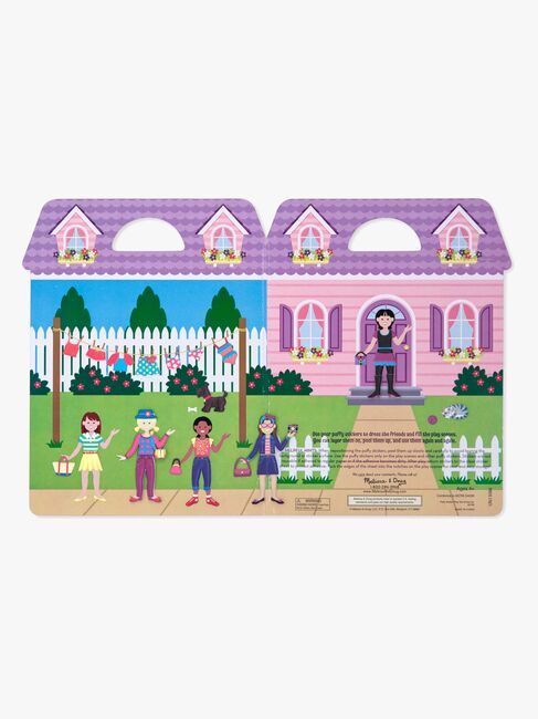 Melissa & Doug Återanvändningsbart Klistermärkeset Dress-Up