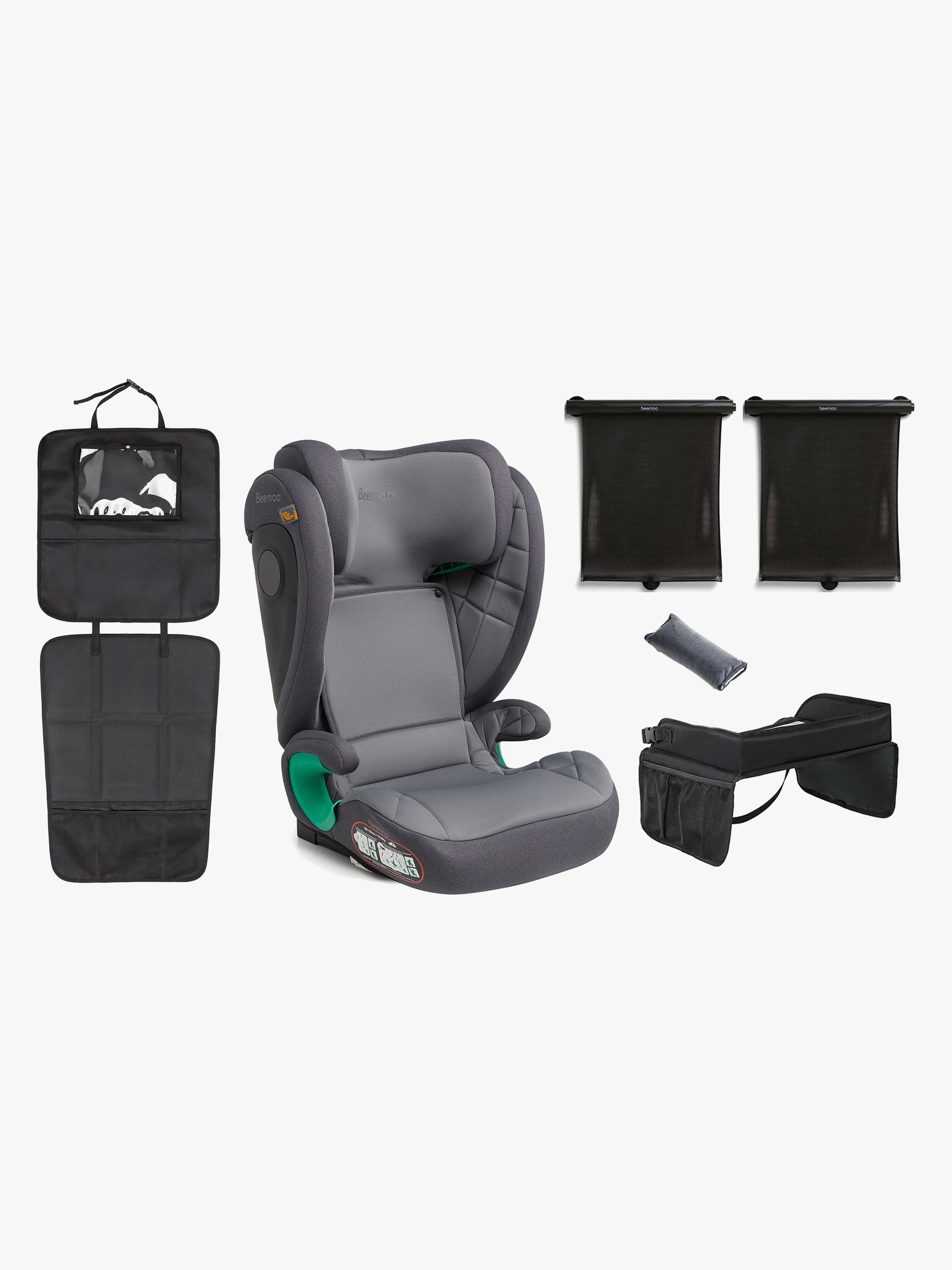 Beemoo Range i-Size Bältesstol Inkl. Tillbehör Mineral Grey