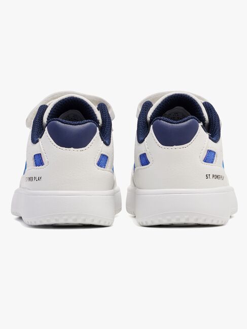 Hummel ST. Power Play Jr Sneakers, Bright White/Black Iris