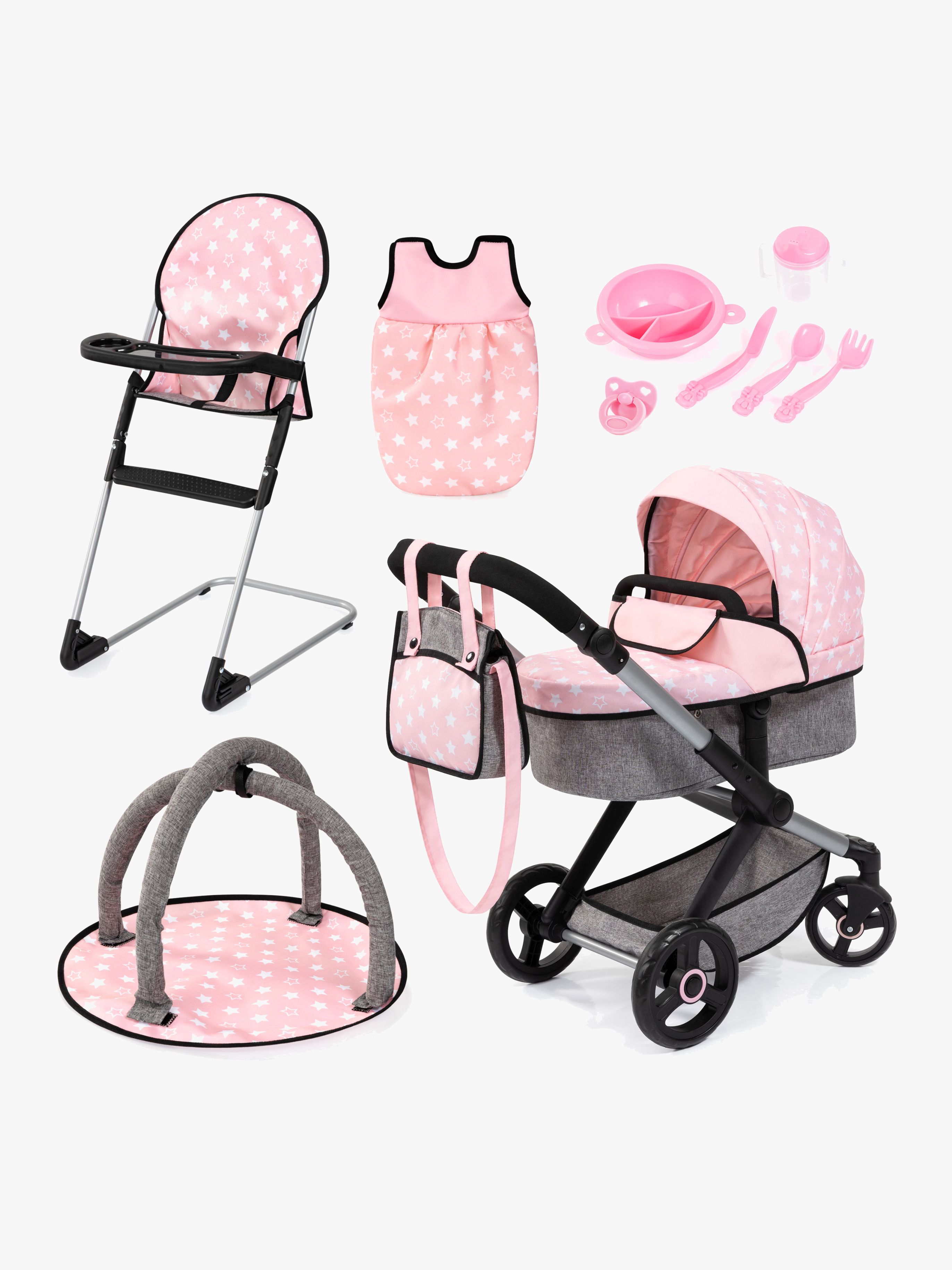 Bayer Design Combi Dockvagn Xeo Set, Soft Pink