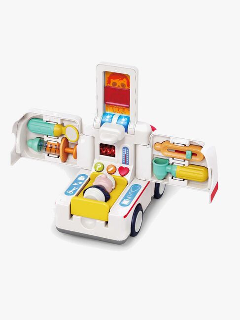 Kinder and Kids Ambulans med Ljus- och Ljudfunktioner