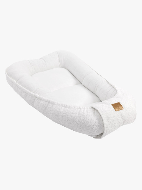 MeowBaby Boucle Babynest, White