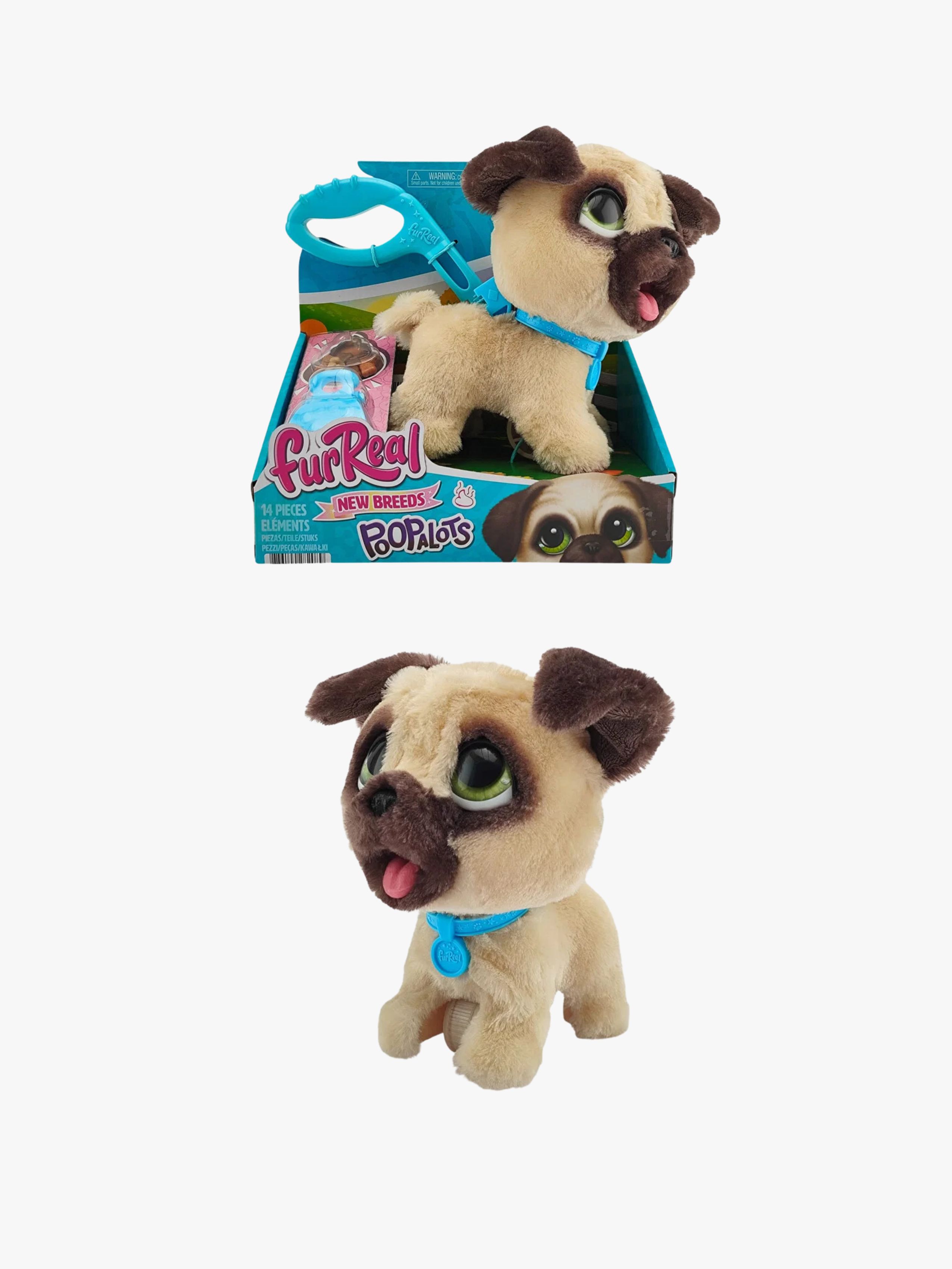 FurReal Interaktivt Gosedjur Hund Mops 23 cm
