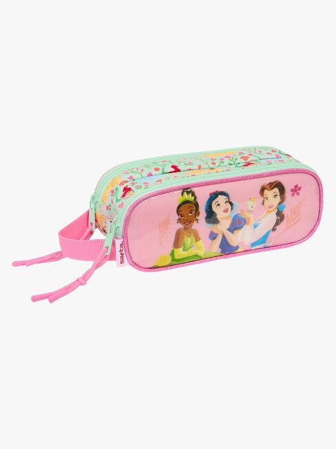 Disney Princess Dubbelpennfodral Bloom, Turkos/ljusrosa