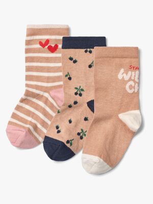 LIEWOOD Silas Sukat 3-pack, Berry Multi Mix