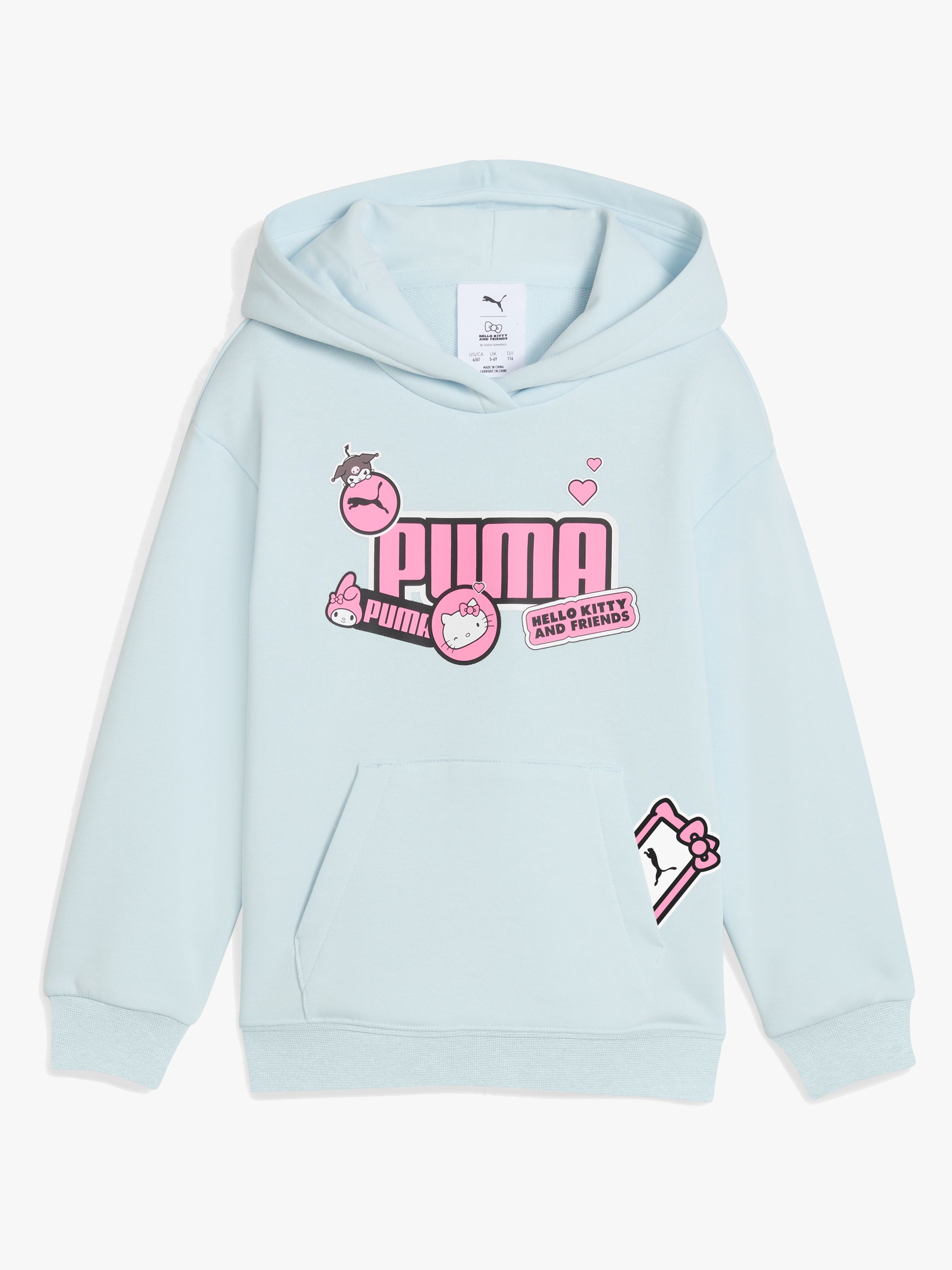 Puma Hello Kitty & Friends Huvtröja, Sea Glass, 104