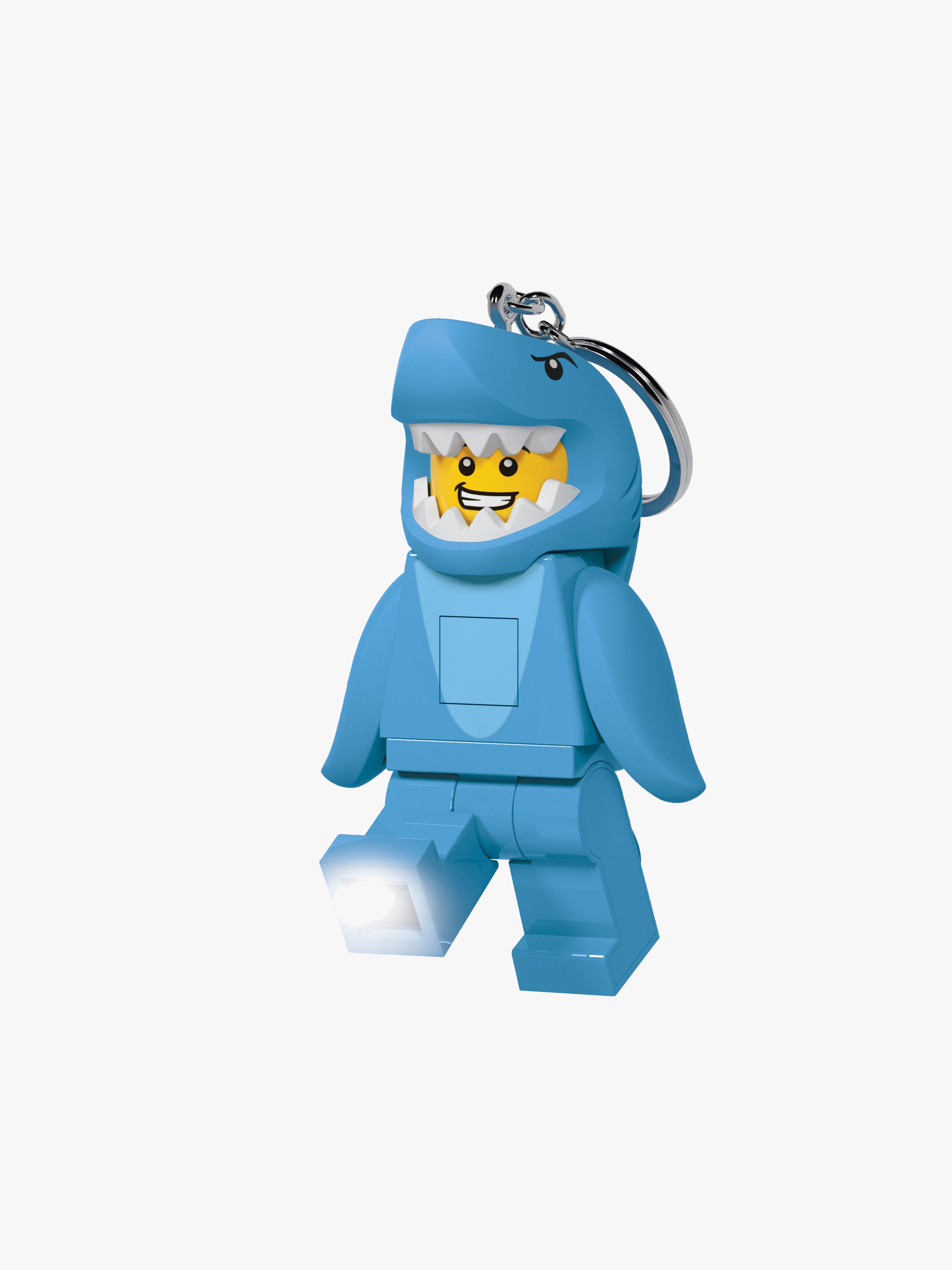 LEGO Iconic Shark Suit Guy Nyckelring med LED-lampa, Barnrum