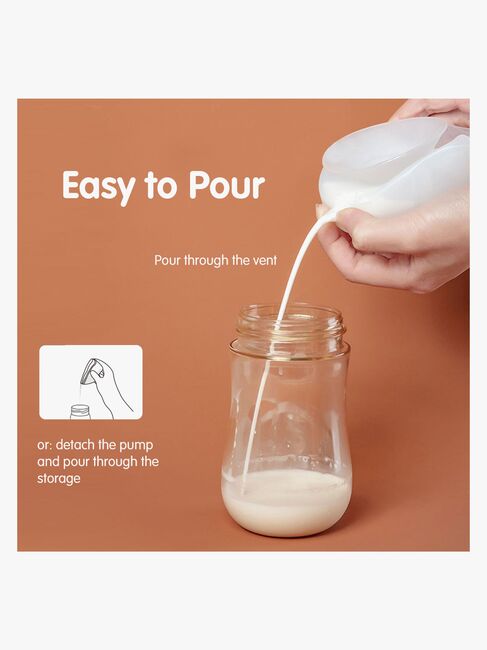 Beemoo CARE Horigen Bärbar Manuell Bröstpump inkl. 10-Pack Amningsinlägg