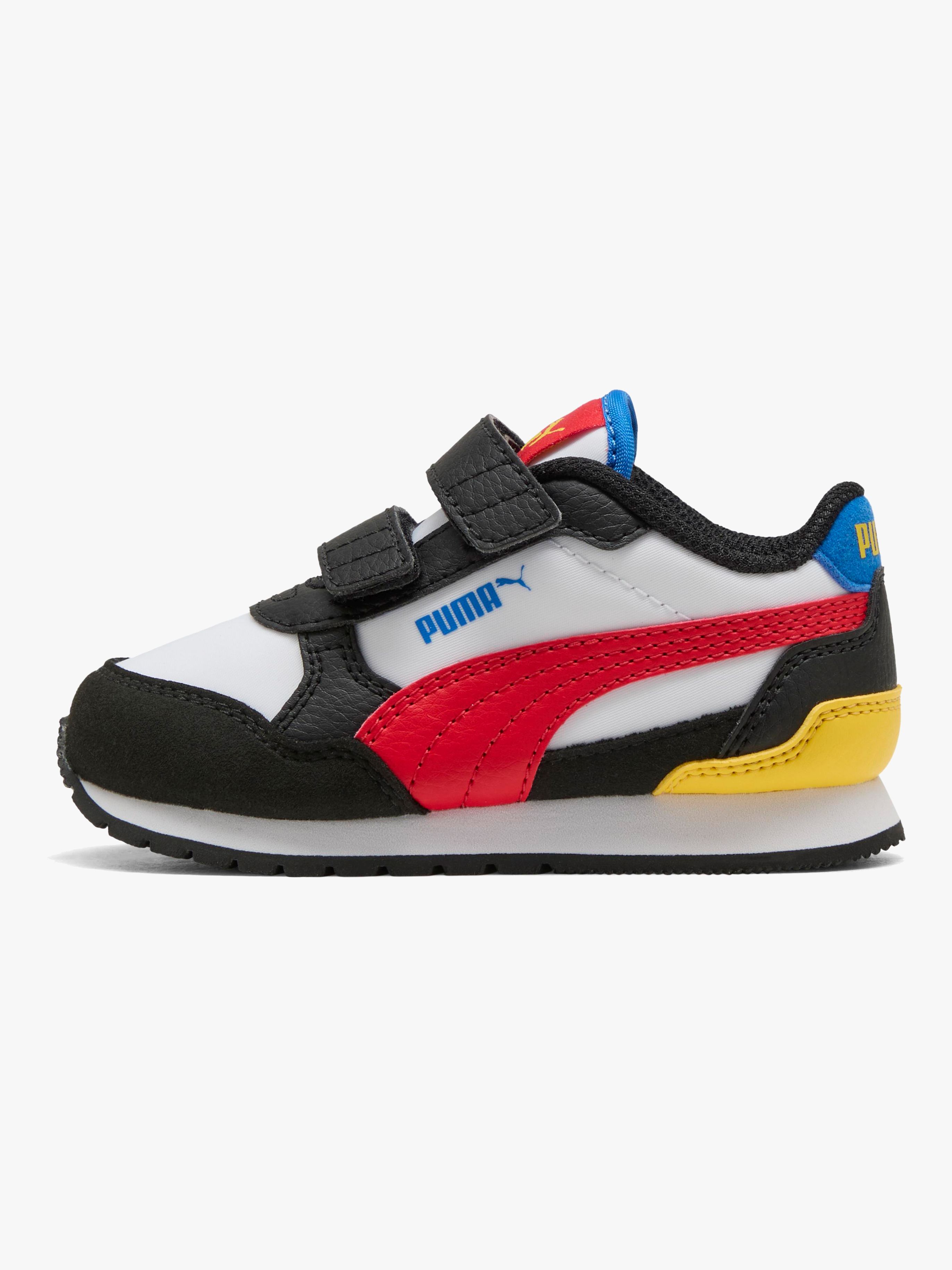 Puma ST Runner v4 NL V Infant Sneakers, White/Red, 22