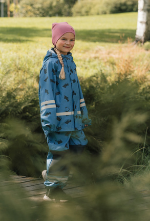 Lindberg Vattholma Regnställ, Blå/Svart