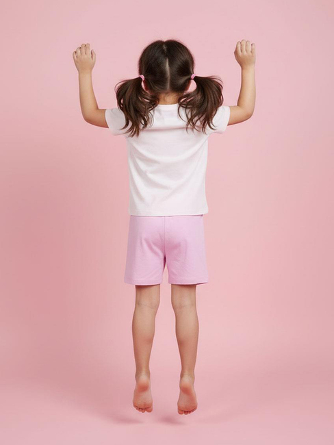 Hello Kitty T-shirt & Shorts Set, Ljusrosa