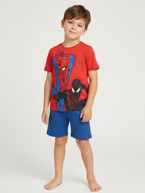 Marvel Spider-Man T-shirt & Shorts Set, Röd