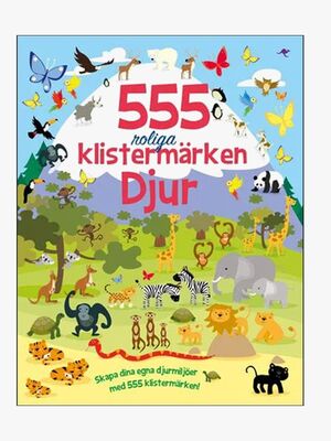 Lind & Co Klistermärkesbok Djur 555 st