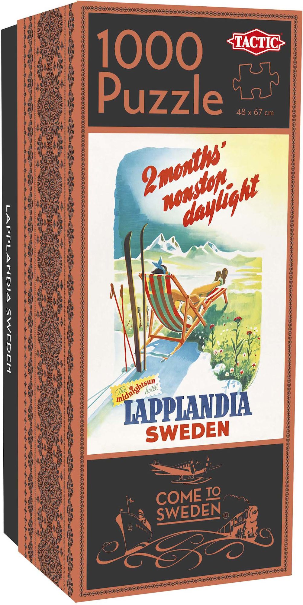 Tactic Pussel Come to Sweden: Lapplandia Sweden 1000 bitar