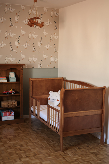 Woodies Noble Juniorlångsida Spjälsäng, Vintage