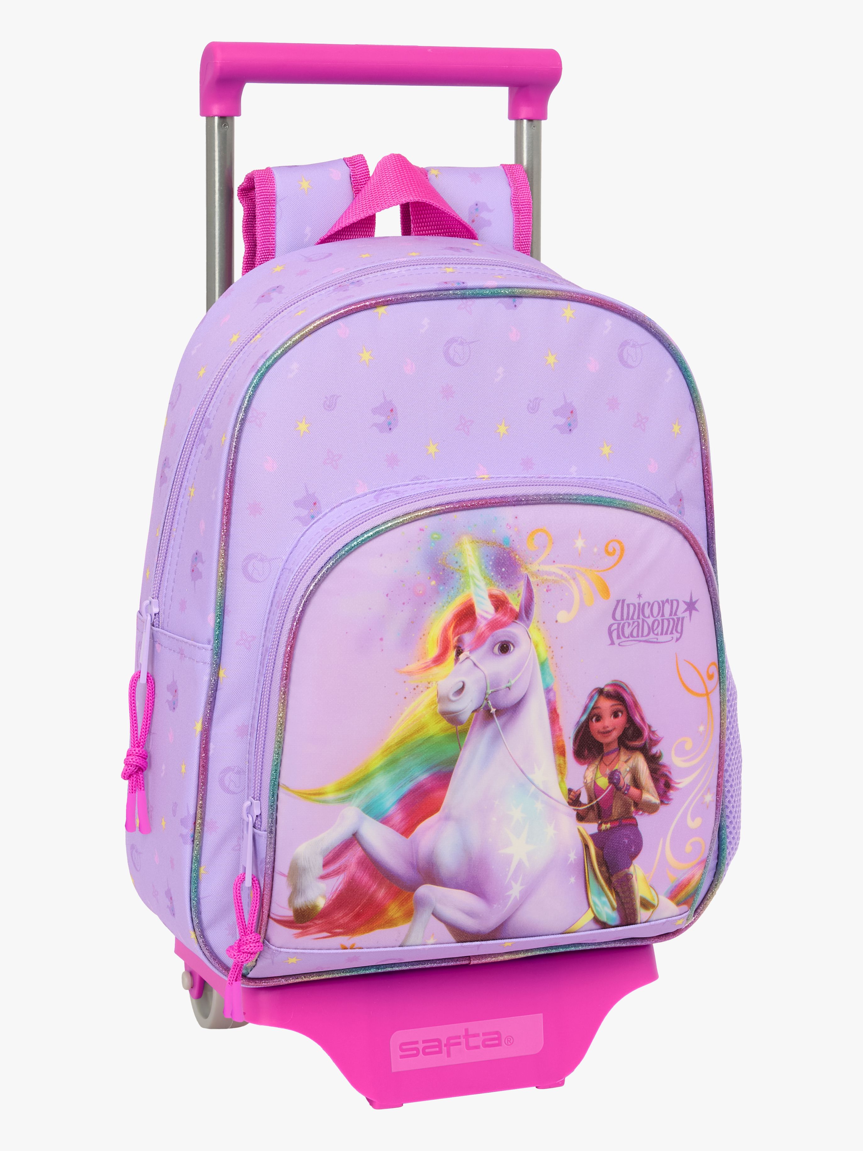 Unicorn Academy Trolley Resväska 10L, Lila