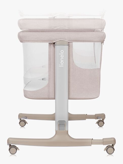 Lionelo Aurora Bedside Crib 3-in-1, Beige Cappuccino