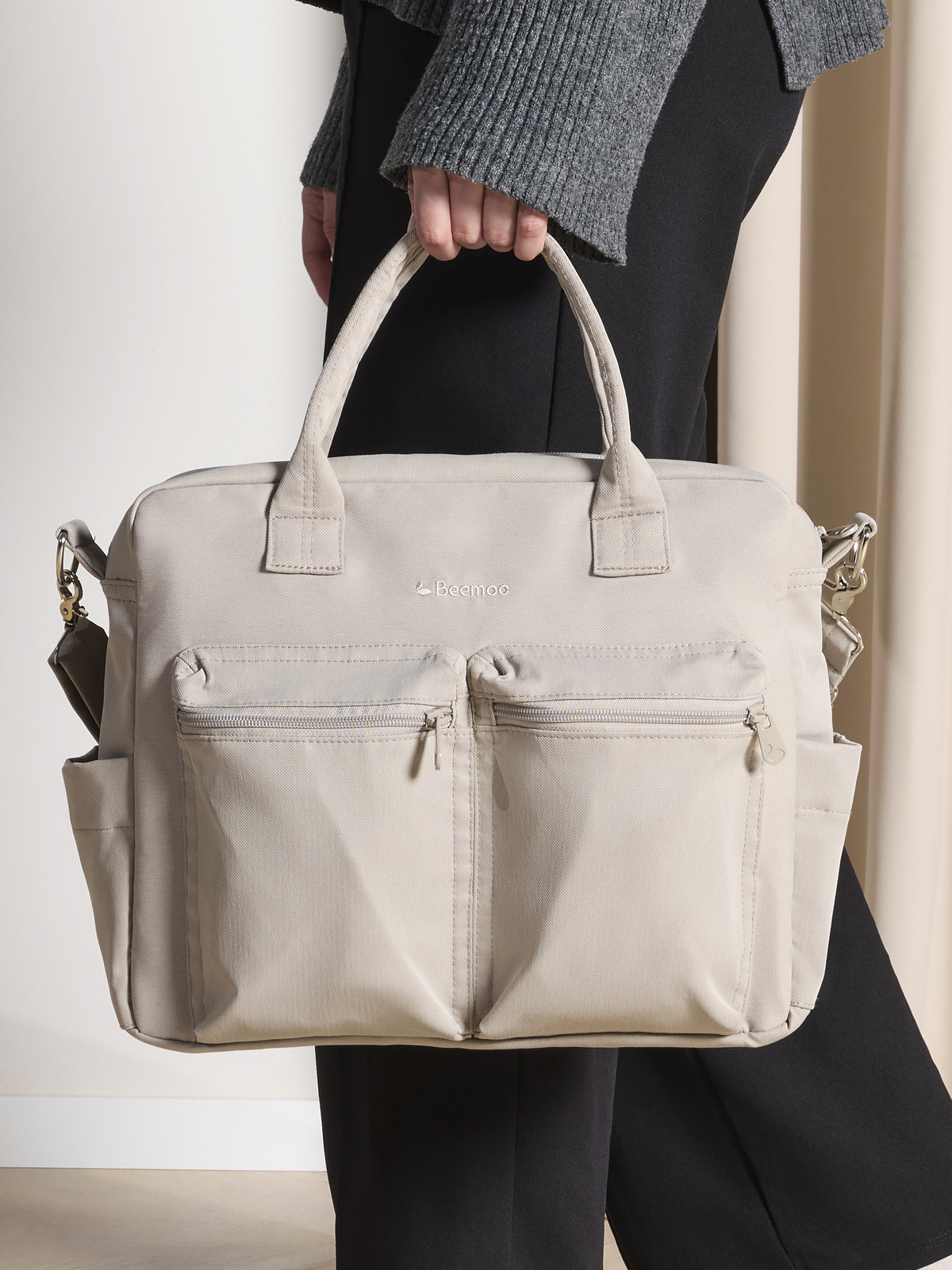Beemoo Pro Skötväska, Latte Beige