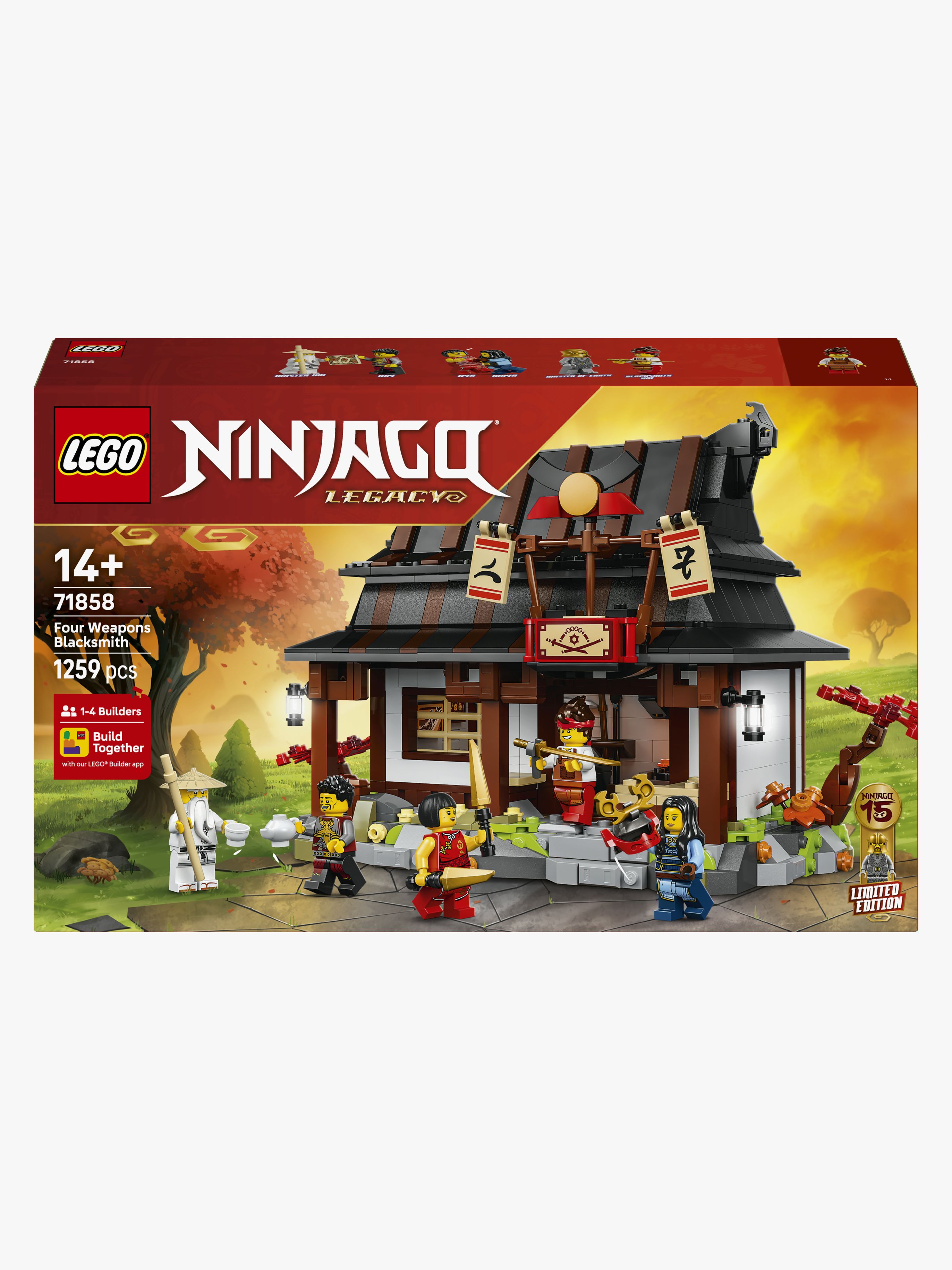 Köp LEGO Ninjago 71858 15-årsjubileum – De fyra vapnens smedja