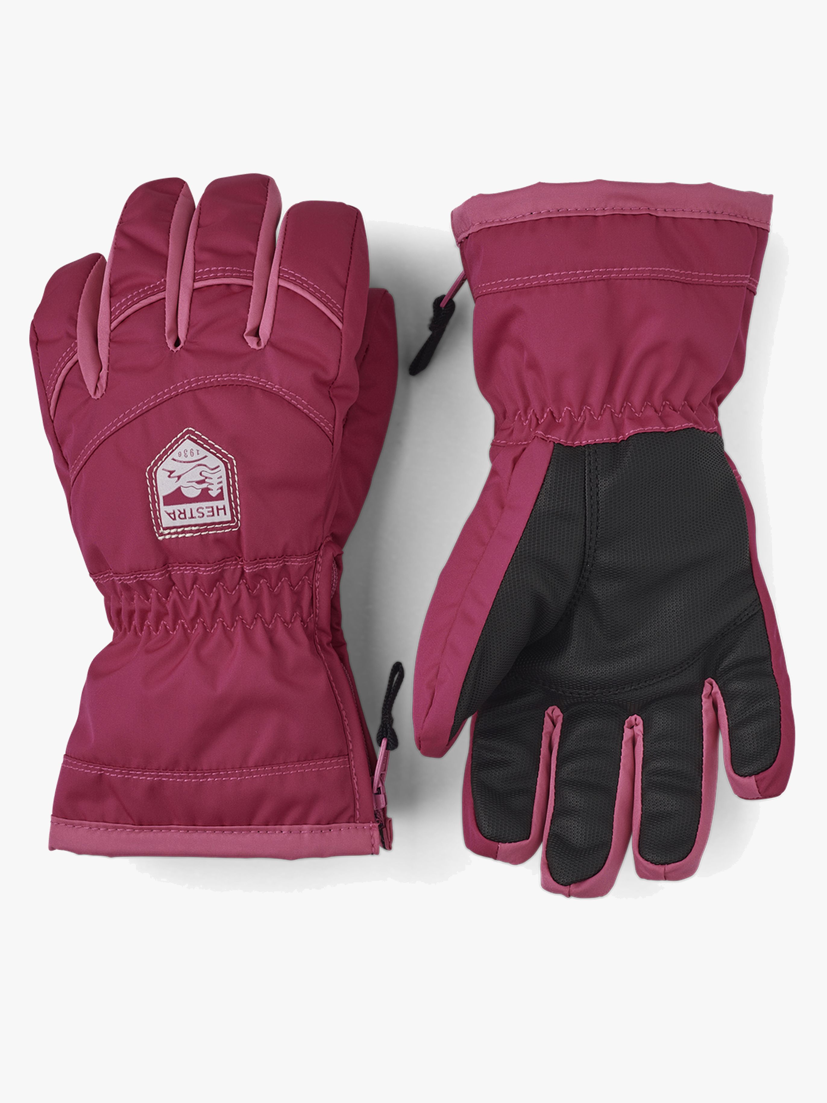 Hestra Sarri Zip JR Handskar, Orkidee/Fuchsia, 5