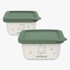 Miniland Naturset Lunchlåda 2-pack, Frog