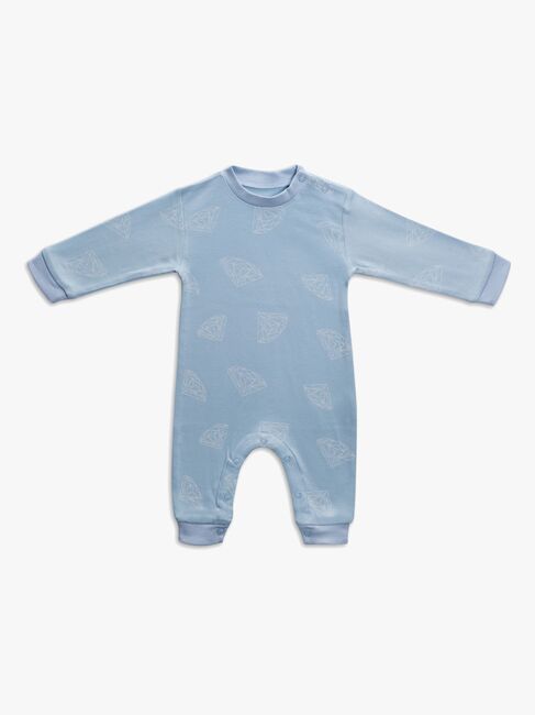 Tiny Treasure Maxime Jumpsuit  2-Pack, Baby Blue