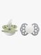 BIBS Infinity Nappar 2-Pack Silikon Stl 1 Anatomisk, Sage GLOW/Cloud GLOW