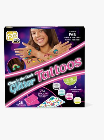 Fab Lab Tatueringar Glow In The Dark Glitter