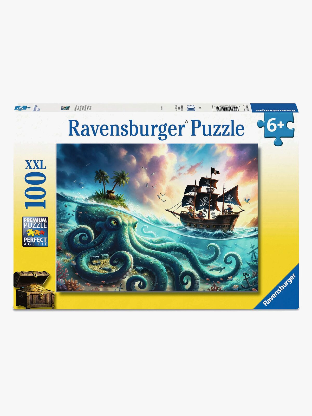Ravensburger Pussel Pirate Treasure 100 Bitar