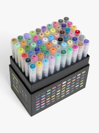 Fippla Akrylpennor 60-Pack