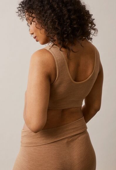 Boob Merino Ull-bh, Brown Melange