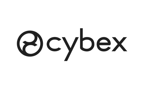 Cybex-logotyp med texten 'Cybex'.
