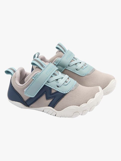 Mikk-Line Barefoot Sneakers, Stone Blue Dark