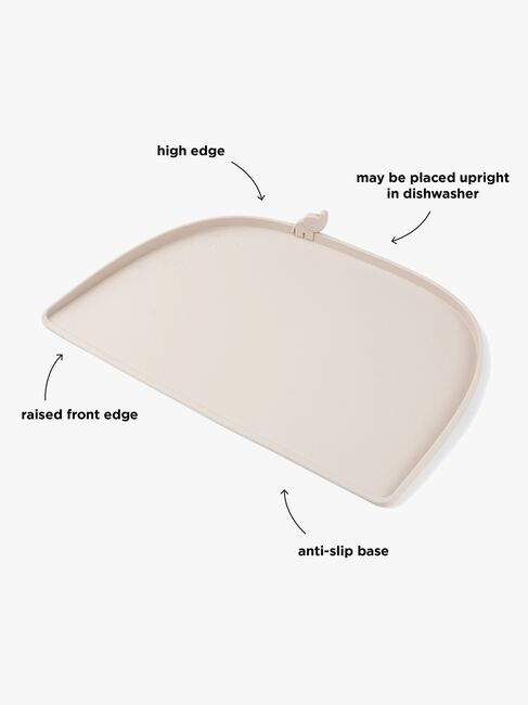 Done By Deer Elphee Bordsunderlägg med Kant Silikon, Sand