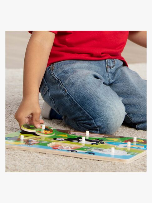 Melissa & Doug Knoppussel Bondgårdsdjur 8 Bitar