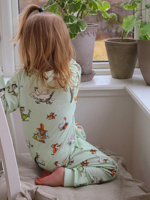 Geggamoja Pyjamas Pettson & Findus, Grön