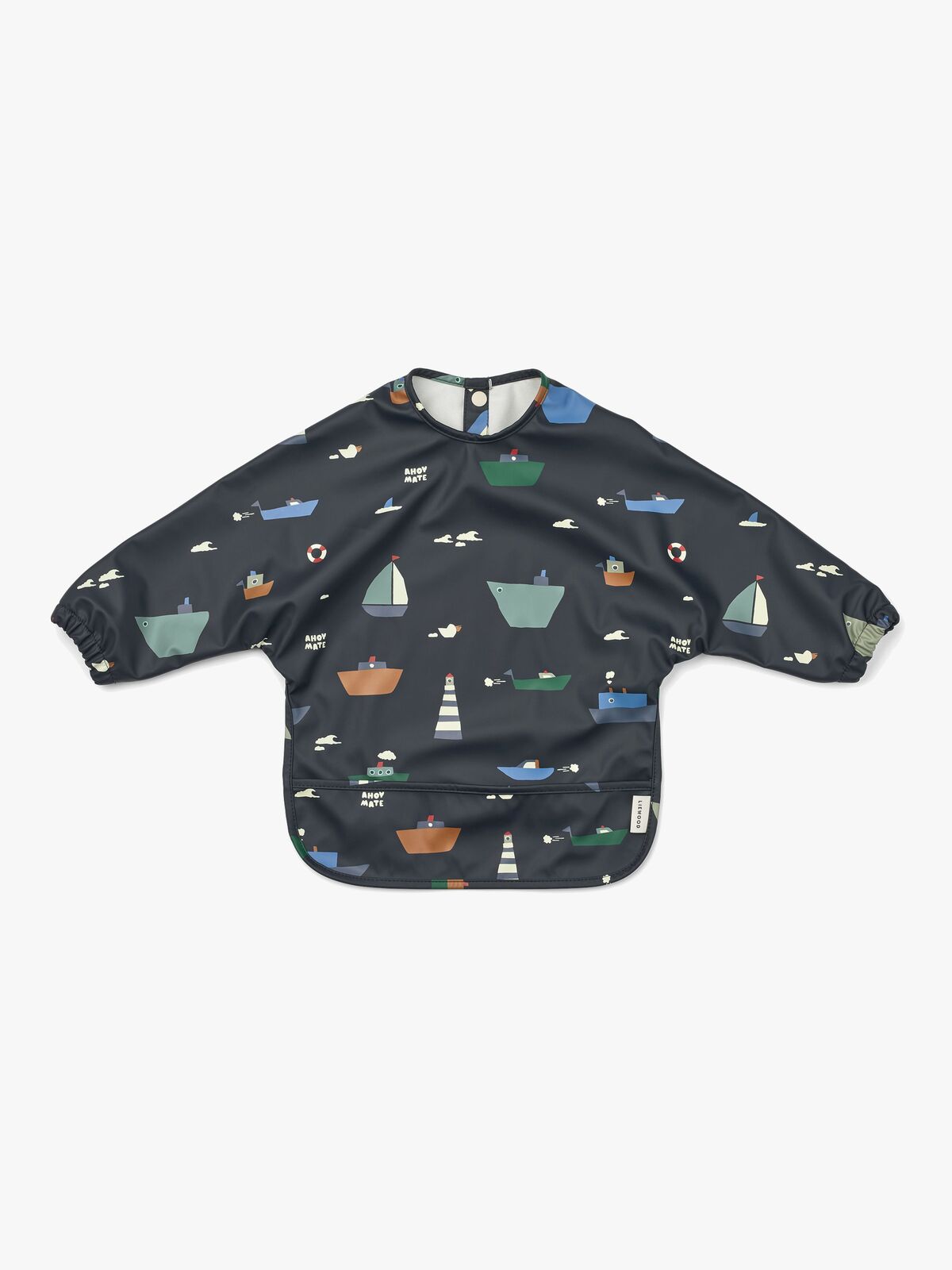 LIEWOOD Merle Cape Haklapp med Tryck, Sailing/Classic navy