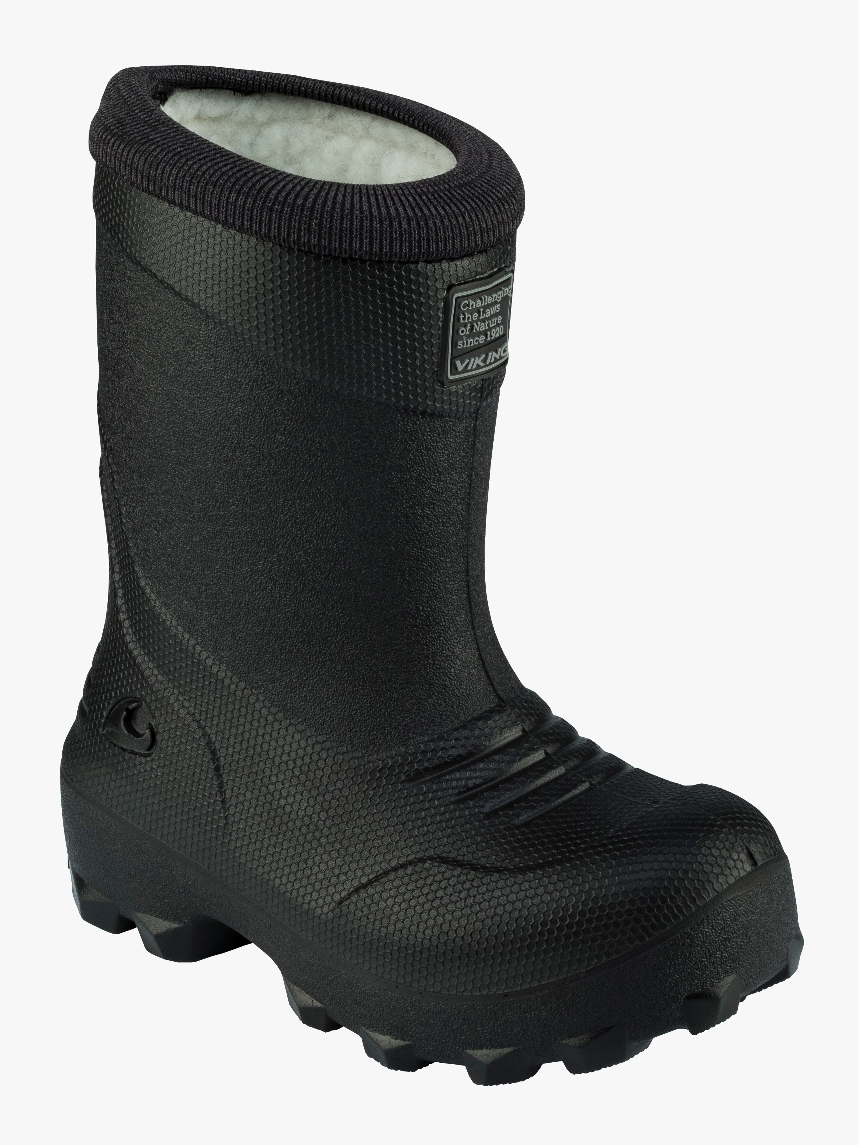 Viking Frost Fighter Fodrade Gummistövlar, Black, 33 - Bäst i test